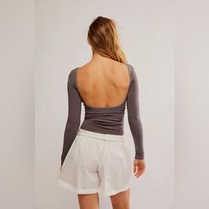 free people Low-Back Seamless Long Sleeve